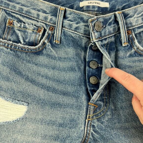 GRLFRND Petite Karolina High-Rise Skinny Jean in A Little More Love Size 27 - Picture 10 of 12